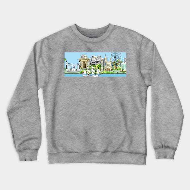 Guayaquil Crewneck Sweatshirt by RebecaZum